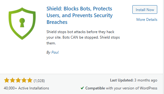 Téléchargement de Shield Security