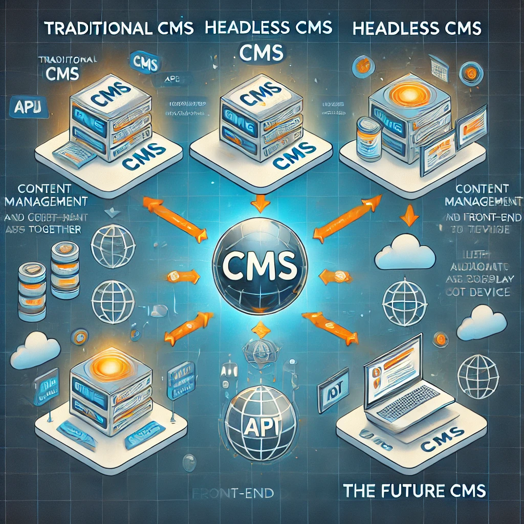 未来 CMS 发展方向:Headless CMS 会取代传统开源CMS 吗?-光子波动网 | 专业WordPress修复服务,全球范围,快速响应