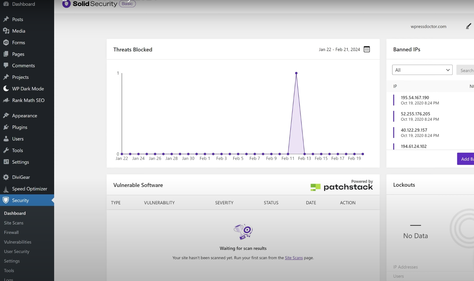 Image [3]-Comparaison approfondie des plugins de sécurité Wordfence et Solid Security : quel plugin est le meilleur pour votre site WordPress ?