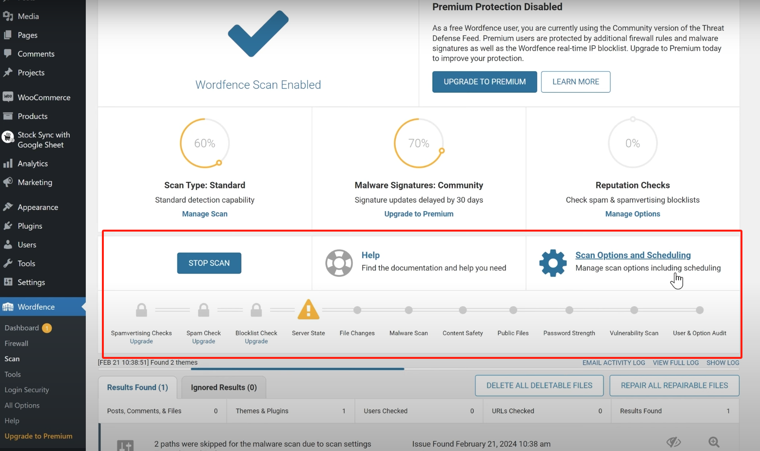 Image [4]-Comparaison approfondie des plugins de sécurité Wordfence et Solid Security : quel plugin est le meilleur pour votre site WordPress ?