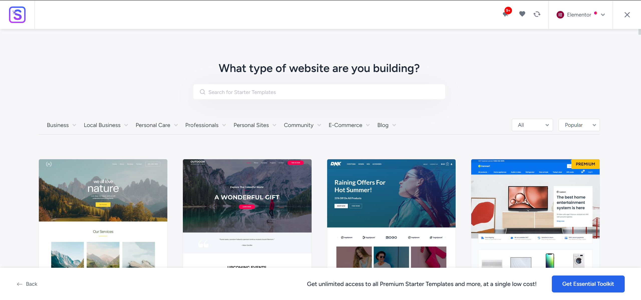 画像[6] - Astraテーマは、効率的にプロフェッショナルなウェブサイトを作成するために、Elementorと完全に一致している