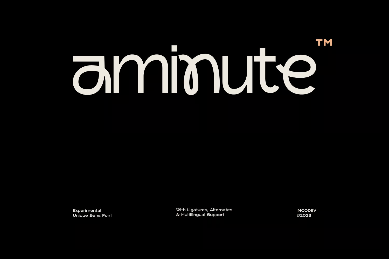 Aminute - 实验性独特无衬线字体-光子波动网 | 专业WordPress修复服务，全球范围，快速响应
