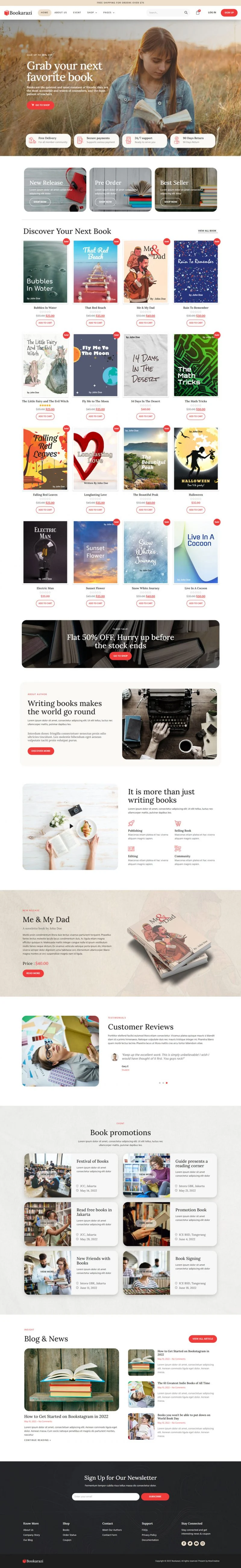 画像[2] - Bookarazi - 著者＆出版社 Elementor テンプレートスイート - Photon Flux Network｜プロのWordPress修理サービス、グローバルリーチ、迅速な対応