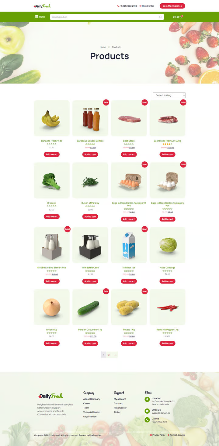 图片[1]-DailyFresh – 杂货商店 Elementor 模板套件-光子波动网 | 专业WordPress修复服务，全球范围，快速响应