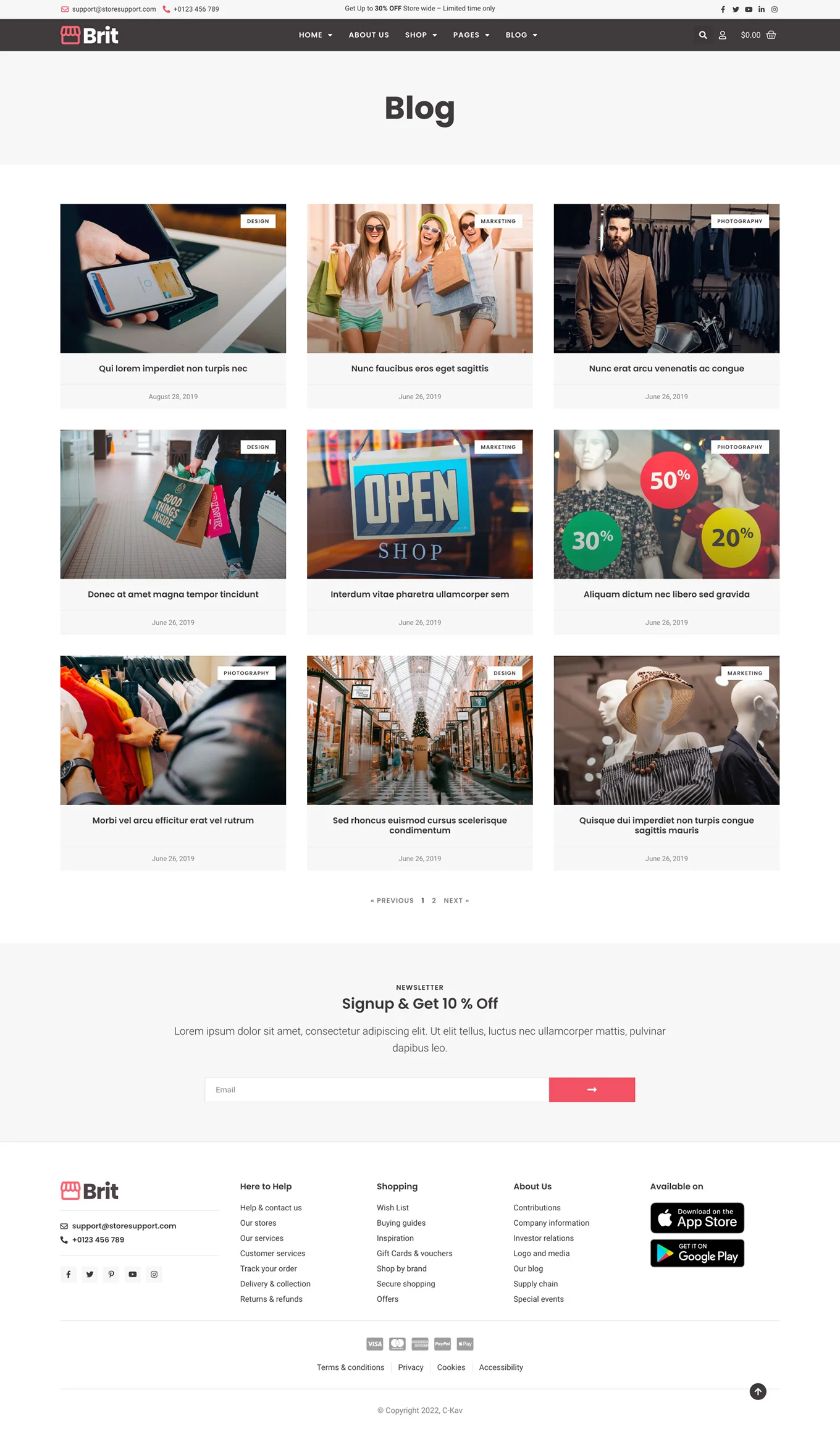 图片[2]-Brit – WooCommerce Elementor Pro 模板套件-361Sale WordPress Care