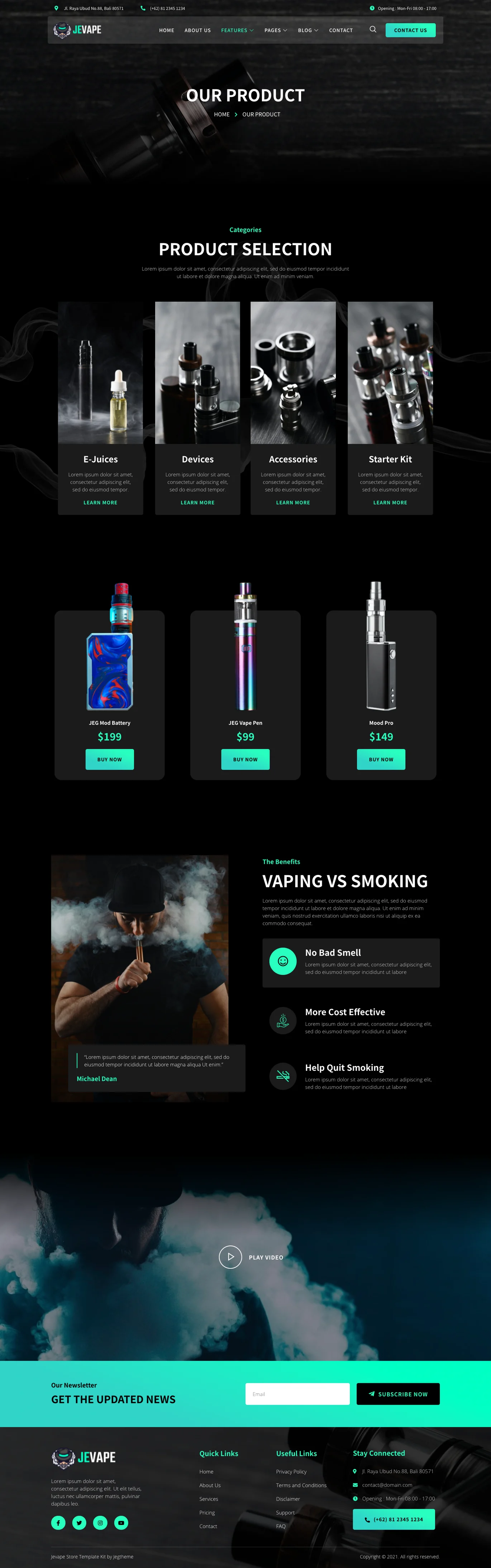 图片[1]-Jevape – 电子烟商店 Elementor 模板套件-光子波动网 | 专业WordPress修复服务，全球范围，快速响应