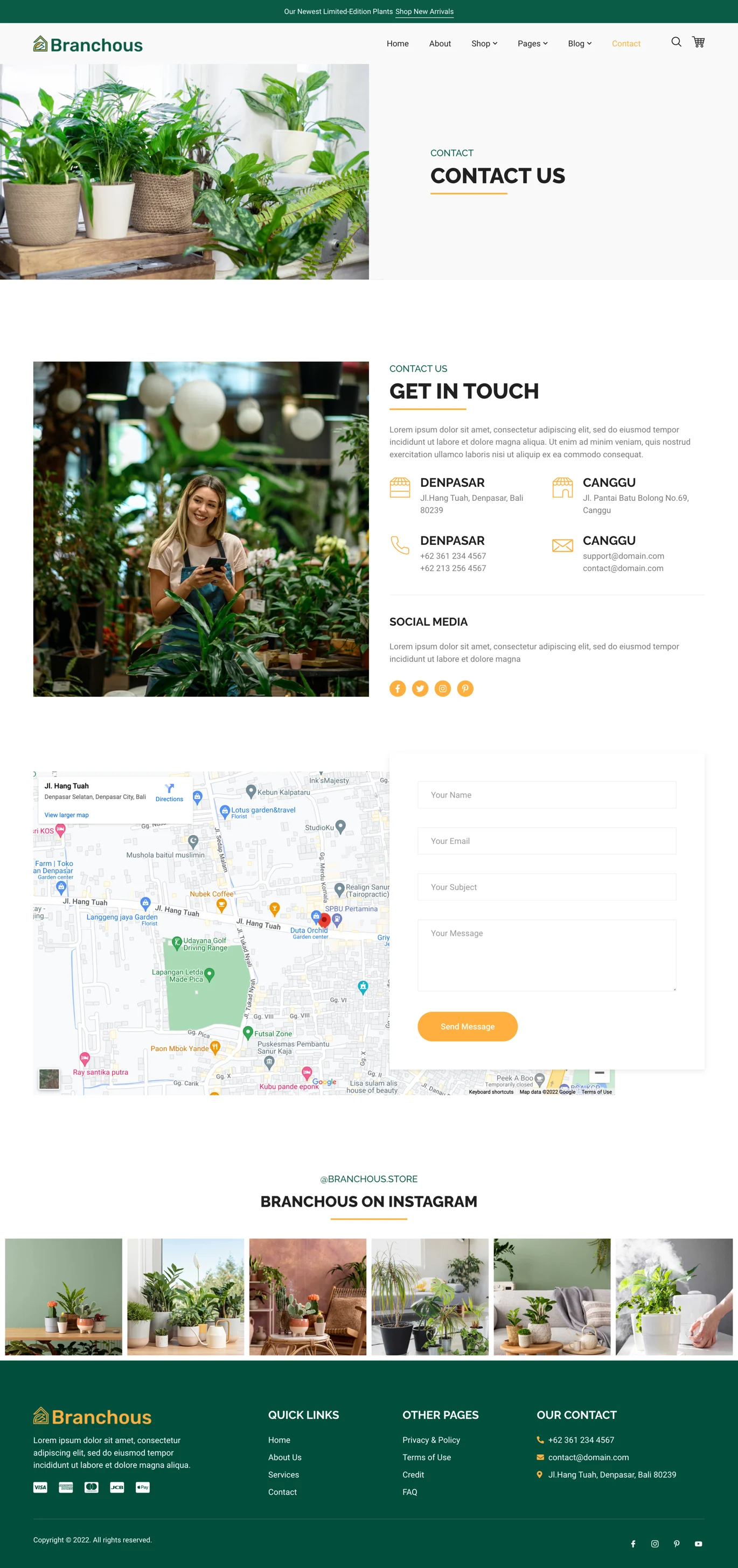 图片[1]-Branchous – 植物与园艺商店 Elementor 模板套件-光子波动网 | 专业WordPress修复服务，全球范围，快速响应