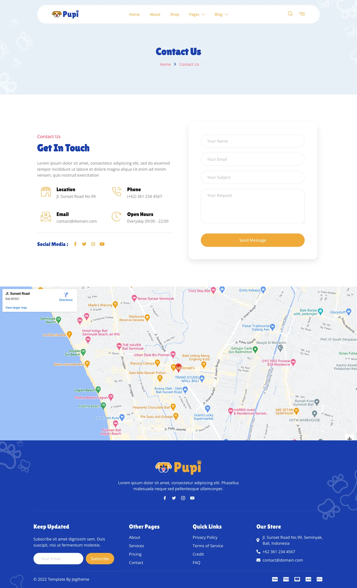图片[1]-Pupi – 宠物商店与宠物用品 Elementor 模板包-光子波动网 | 专业WordPress修复服务，全球范围，快速响应