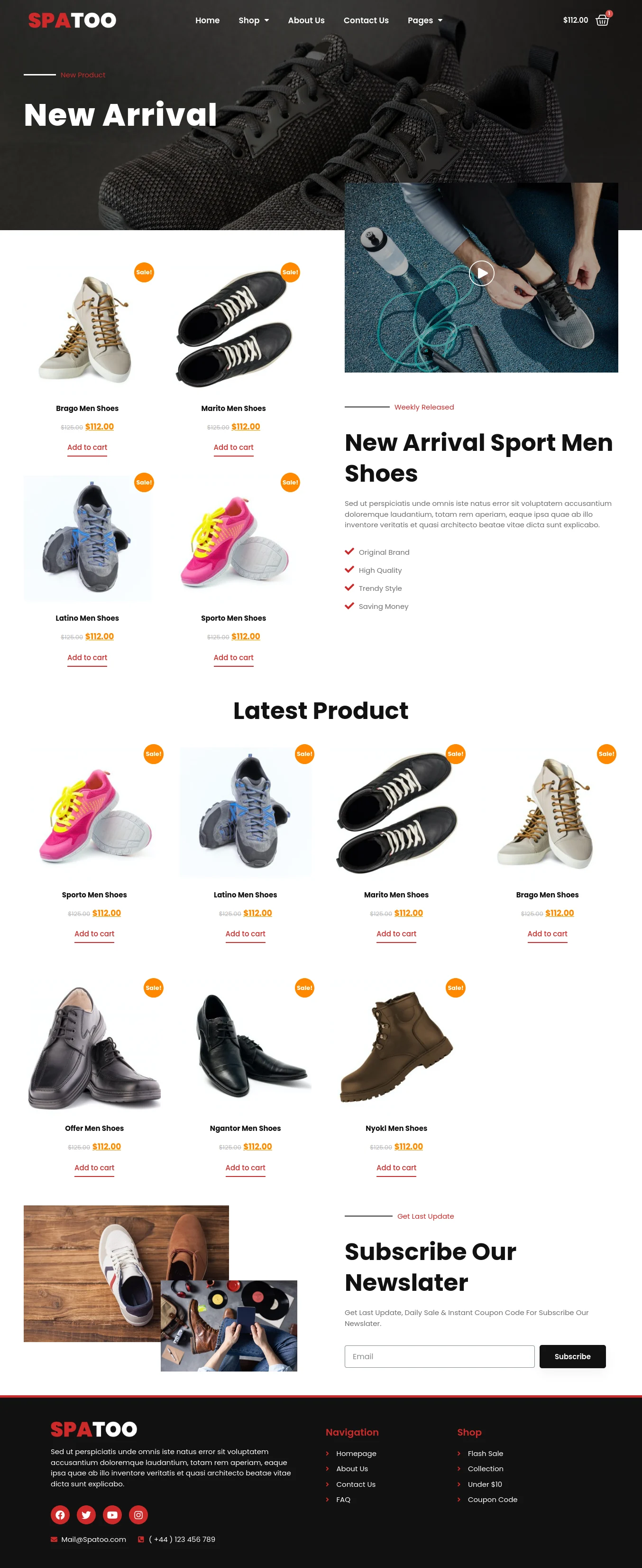 图片[3]-Spatoo – 现代鞋类电商 Elementor 模板包-光子波动网 | 专业WordPress修复服务，全球范围，快速响应