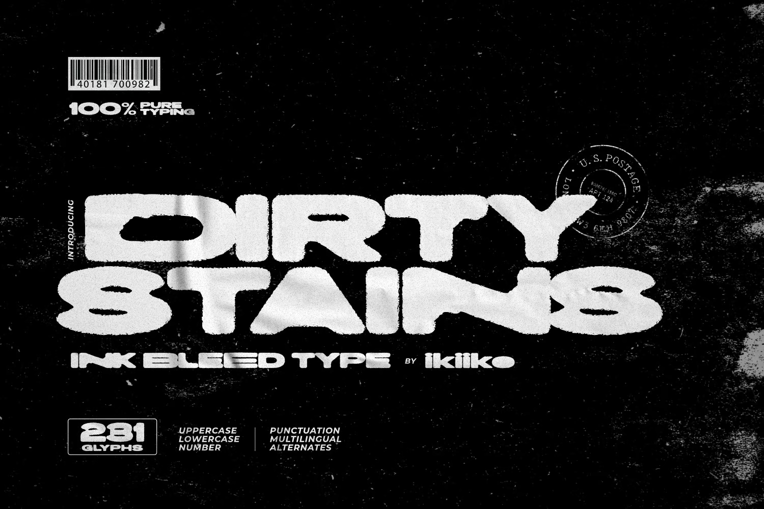 Dirty Stains - 墨渍字体-光子波动网 | 专业WordPress修复服务,全球范围,快速响应