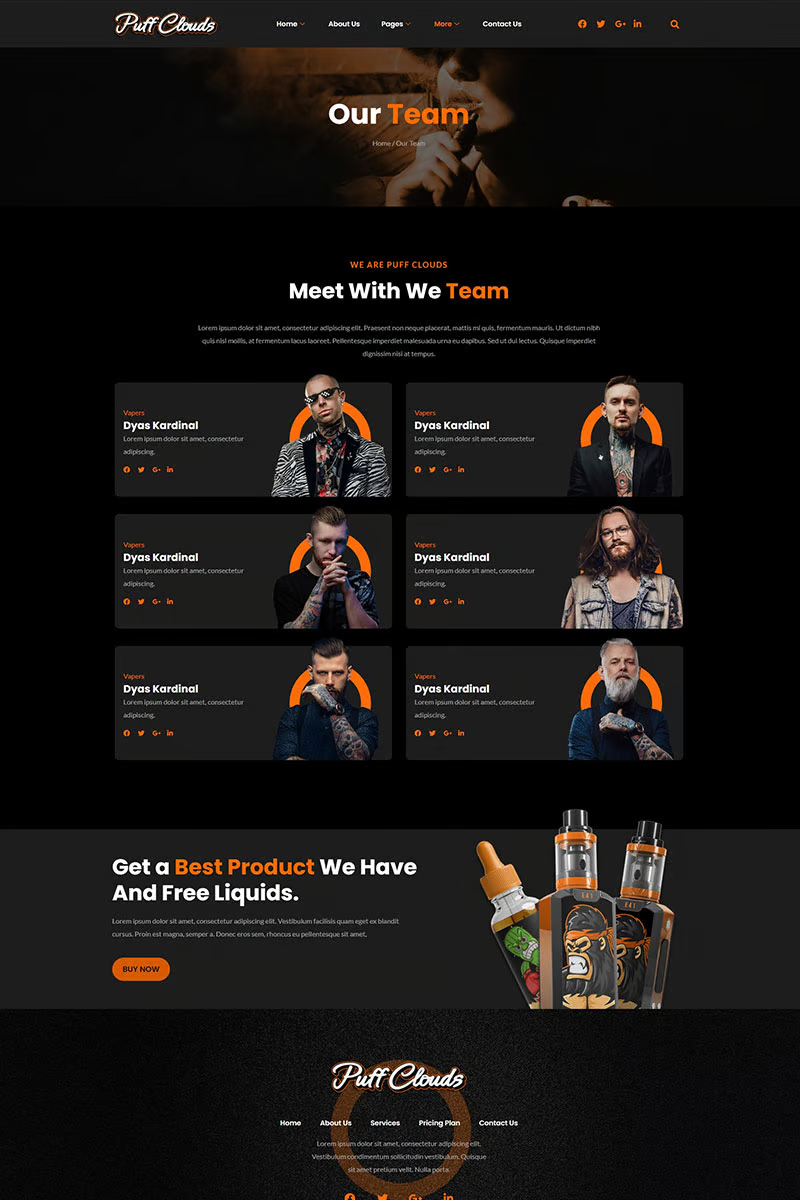 图片[3]-Puff Clouds – 电子烟商店 Elementor 模板包-光子波动网 | 专业WordPress修复服务，全球范围，快速响应