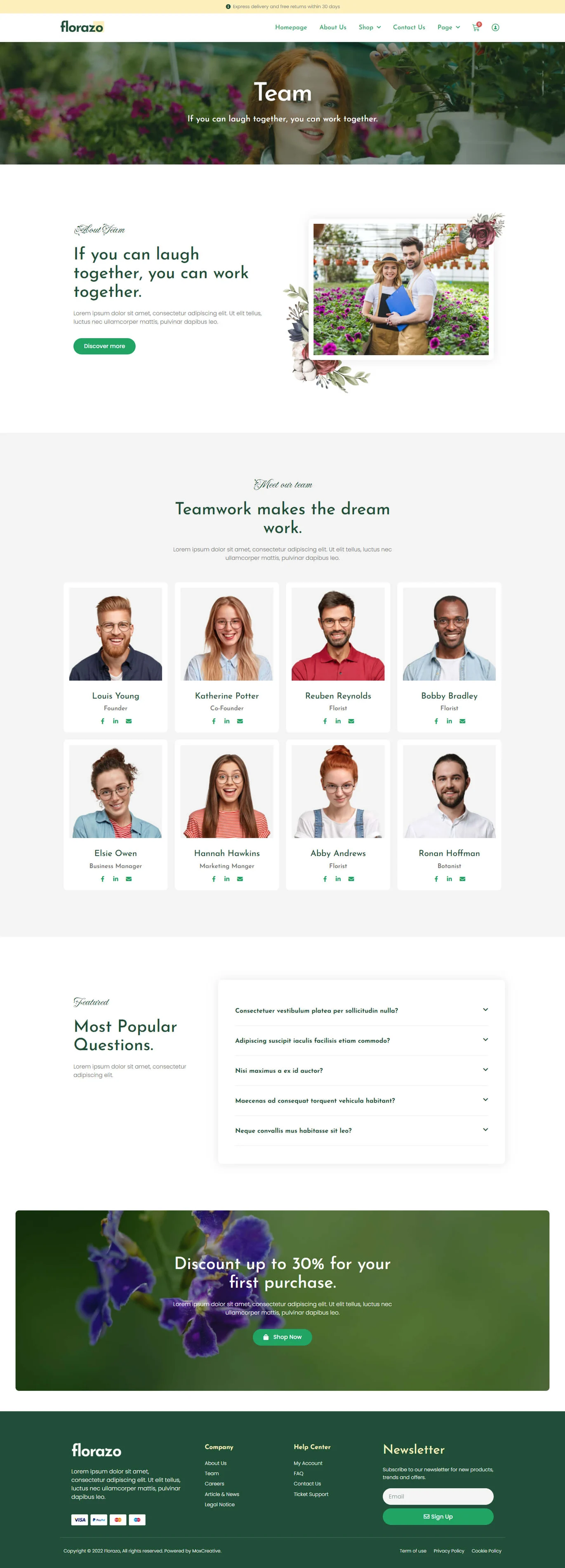 图片[1]-Florazo – WooCommerce 花店与鲜花商店 Elementor 模板包-光子波动网 | 专业WordPress修复服务，全球范围，快速响应