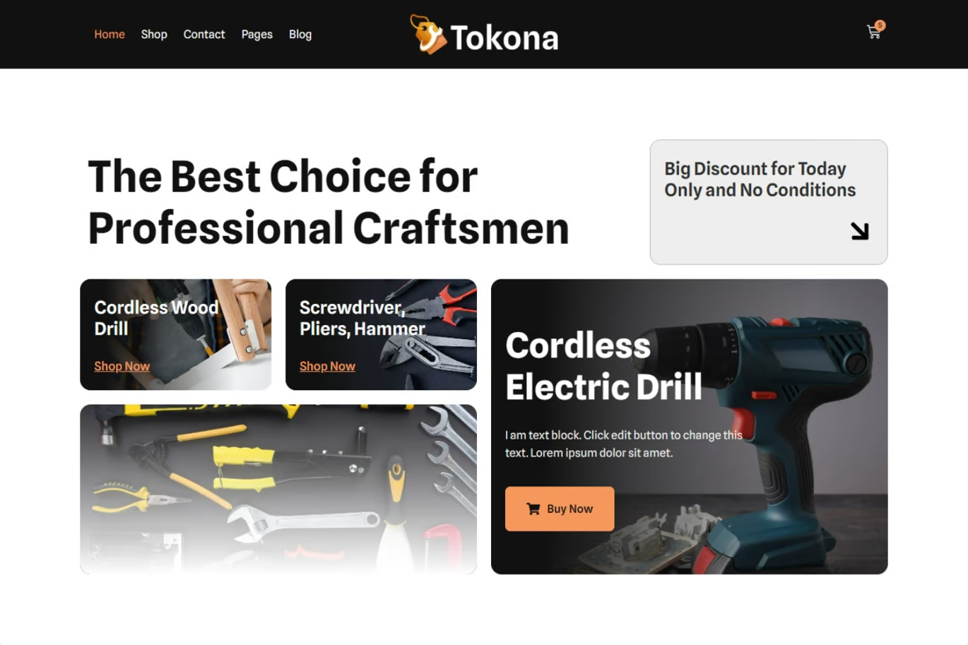 图片[2]-Tokona – 工具商店电子商务 Elementor Pro 模板包-361Sale WordPress Care