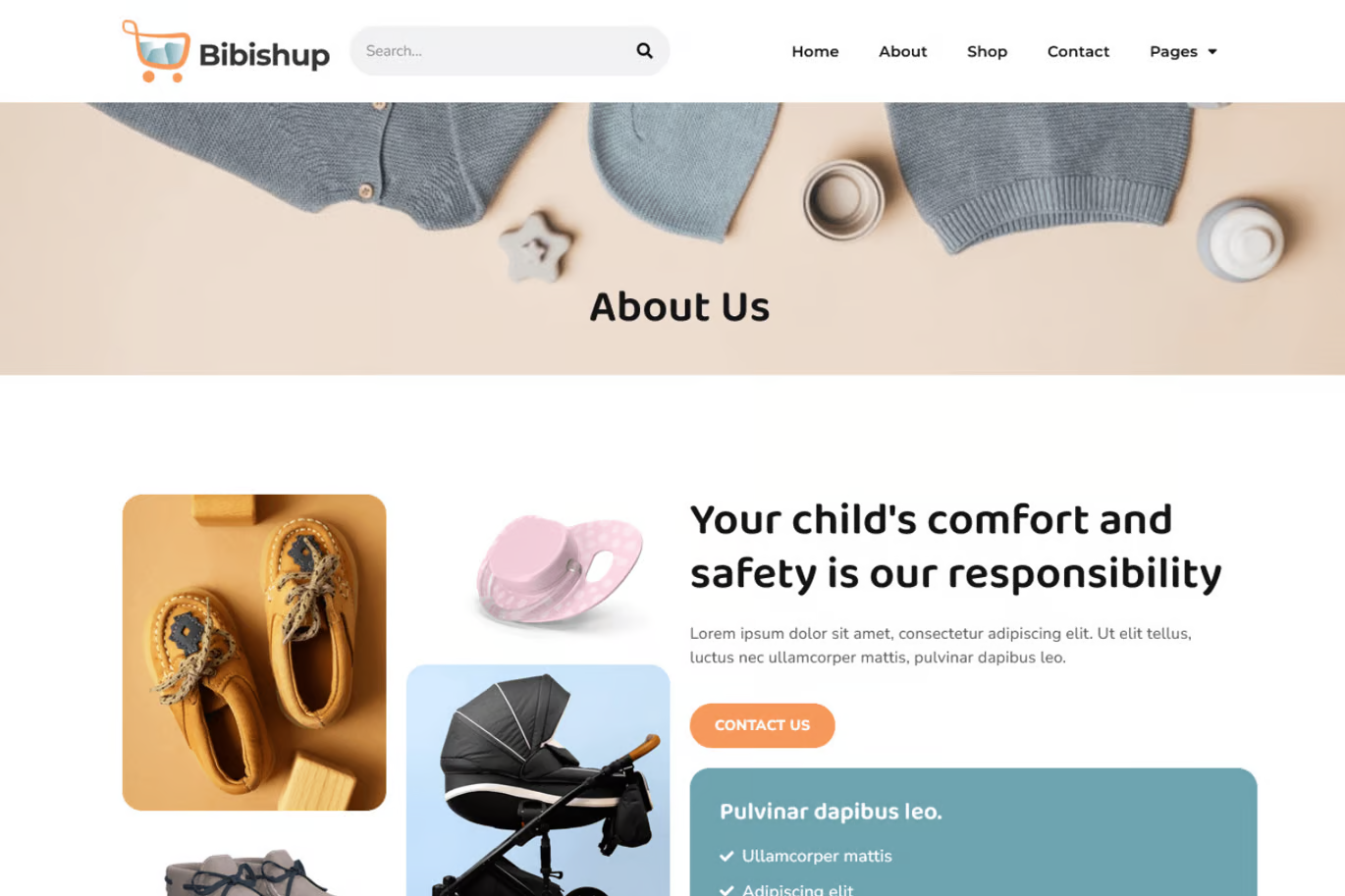 Image [2] - Bibishup - Baby & Kids Ecommerce Elementor Pro Template Pack - Photon Fluctuation Network | Professional WordPress Repair Service, Global Reach, Fast Response