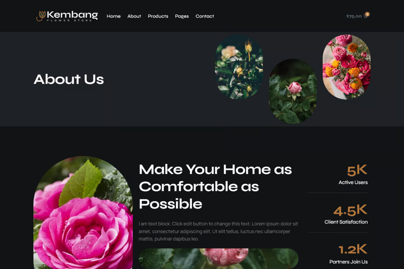 Image [2] - Kembang - Flower Shop and Store WooCommerce Elementor Pro Template Pack - photonwave.com | Service professionnel de réparation de WordPress, portée mondiale, réponse rapide