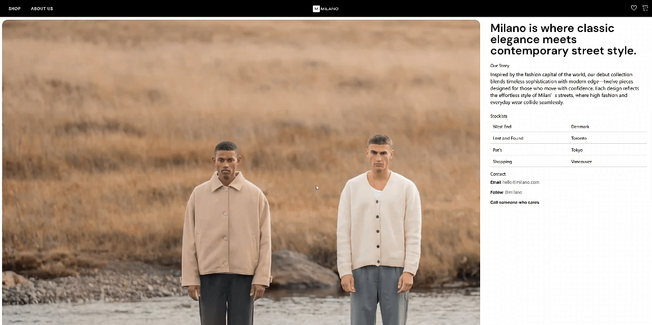 图片[2]-Milano 电子商务模板 – 现代简约，高端时尚体验-光子波动网 | 专业WordPress修复服务，全球范围，快速响应