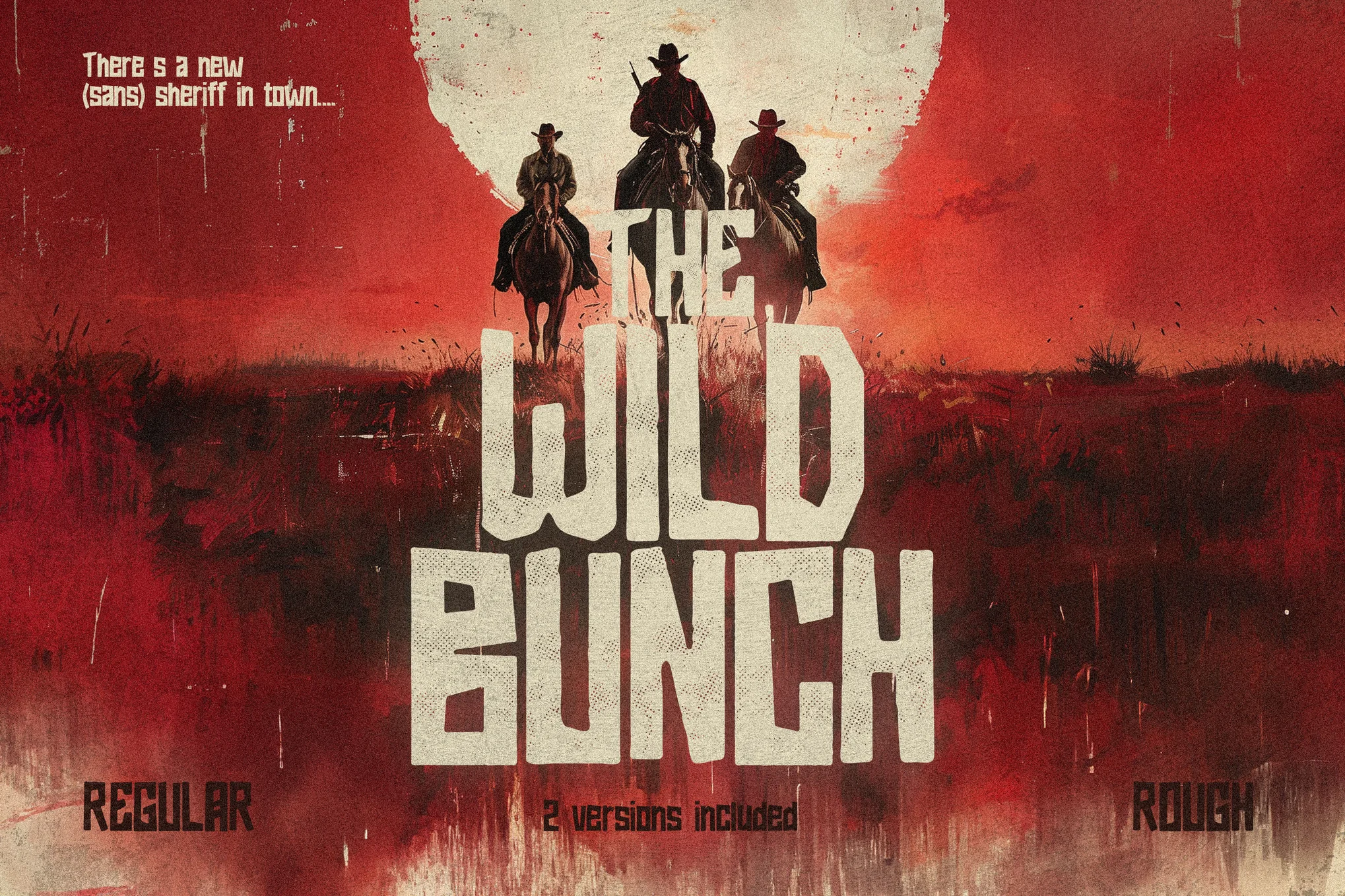 The Wild Bunch - 西部牛仔显示字体-光子波动网 | 专业WordPress修复服务,全球范围,快速响应
