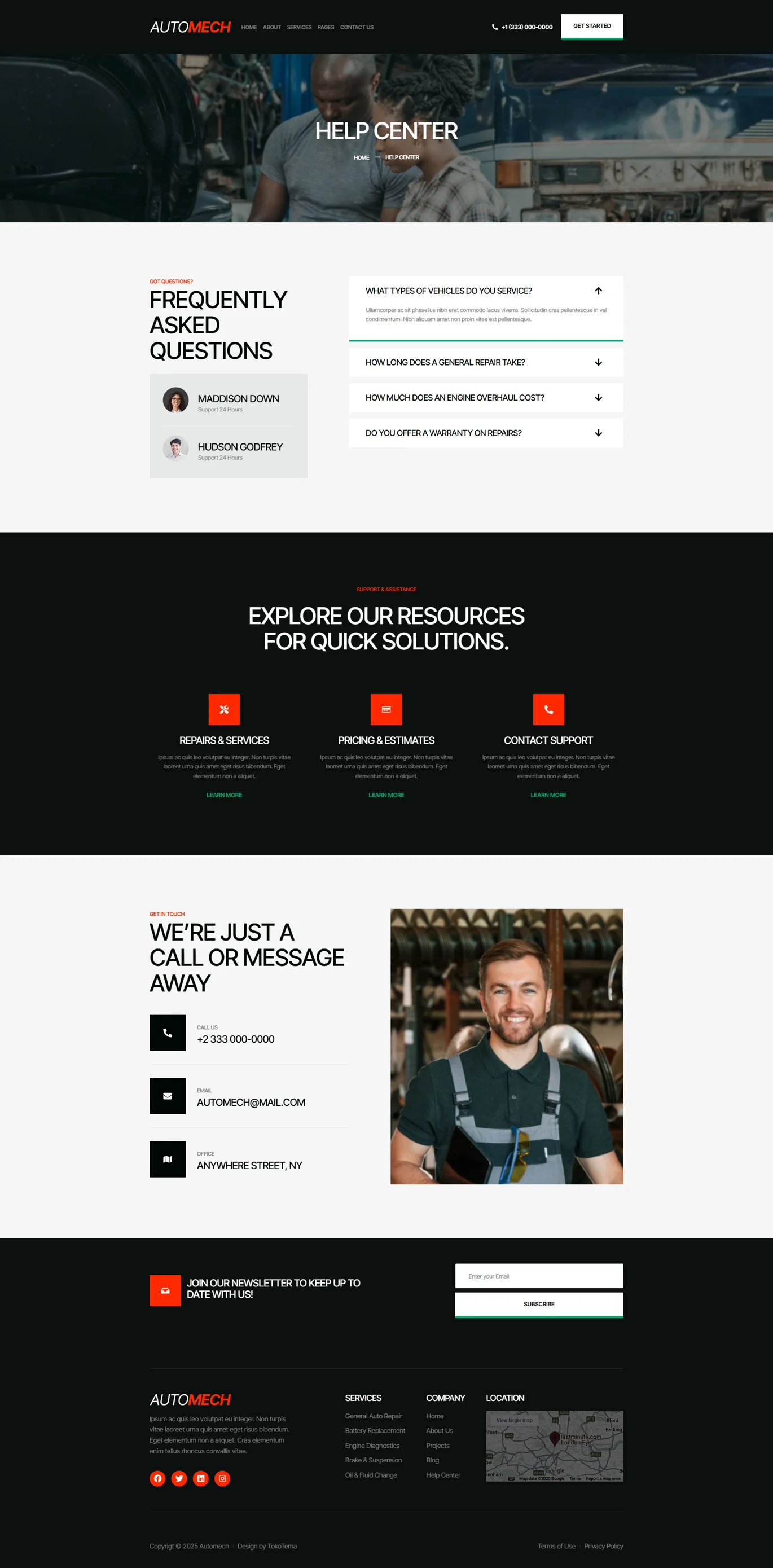 Image [3] - Automech - Auto Repair Service Elementor Template Kit - Photon Flux.com | Servicio de Reparación Profesional WordPress, Alcance Global, Respuesta Rápida