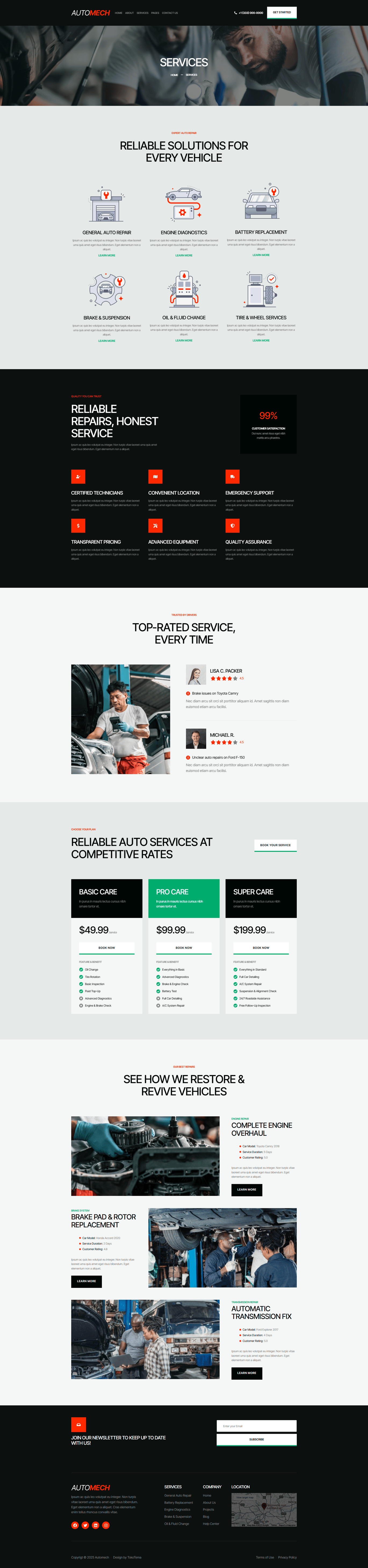 Image [2] - Automech - Auto Repair Service Elementor Template Kit - Photon Flux.com | Servicio de Reparación Profesional WordPress, Alcance Global, Respuesta Rápida