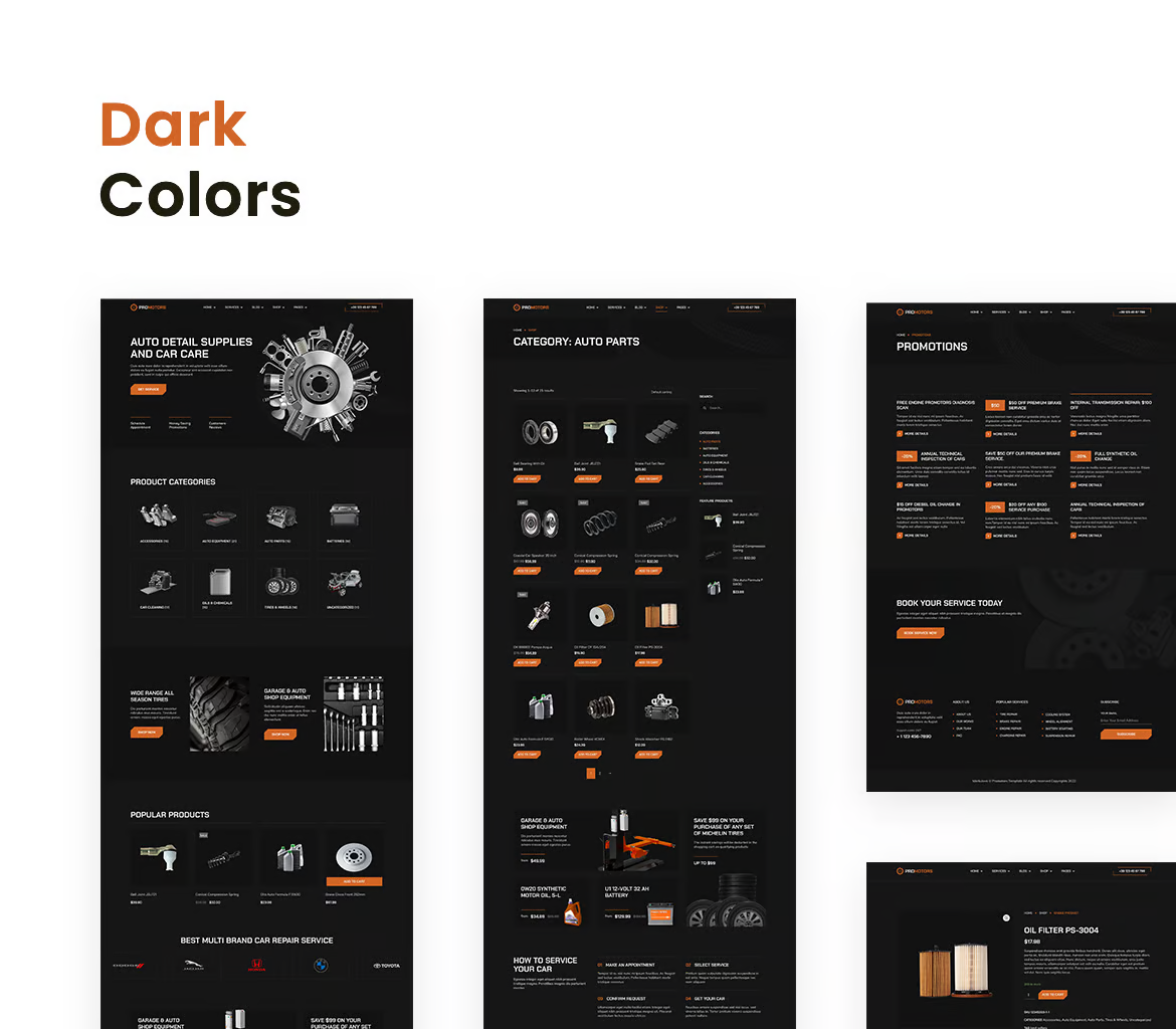 图片[3]-ProMotors – 汽车服务与美容 Elementor Pro 模板套件-光子波动网 | 专业WordPress修复服务，全球范围，快速响应