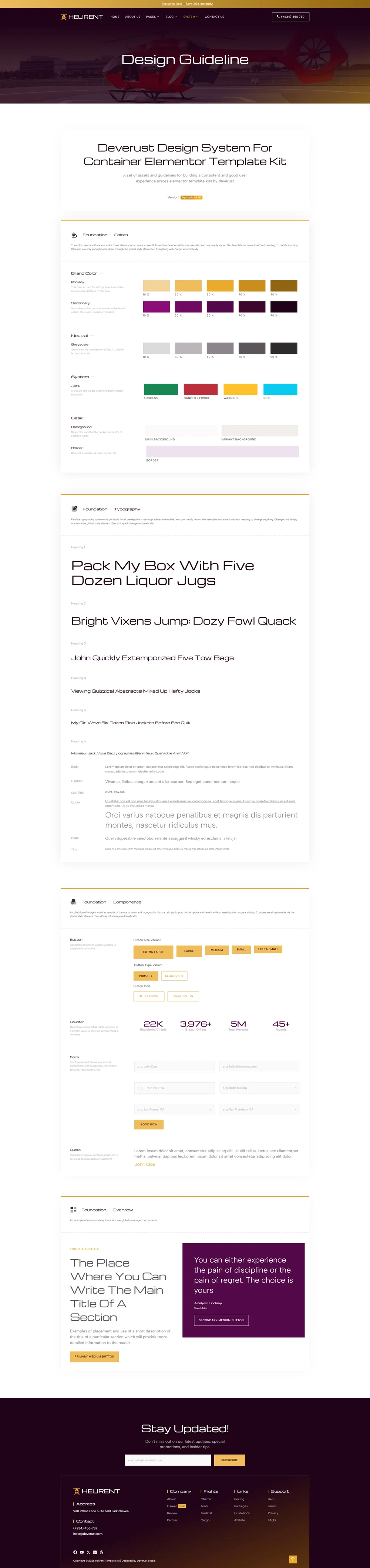 Image [2] - Helirent - Helicopter Charter Elementor Template Kit - Photon Flux Network | Professional WordPress Repair Service, Global Reach, Fast Response
