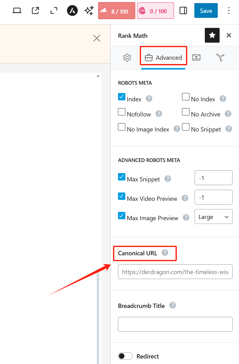 Imagen [6] - Cómo configurar correctamente las URL canónicas en WordPress para optimizar el SEO y evitar el contenido duplicado