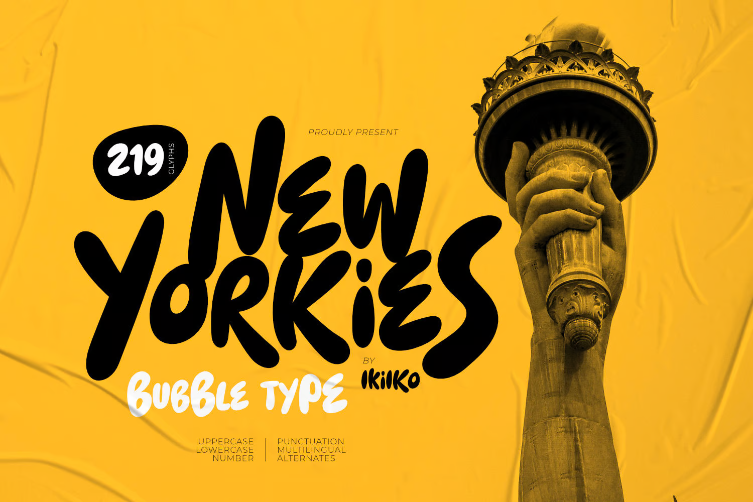 New Yorkies - 泡泡字型-光子波动网 | 专业WordPress修复服务，全球范围，快速响应