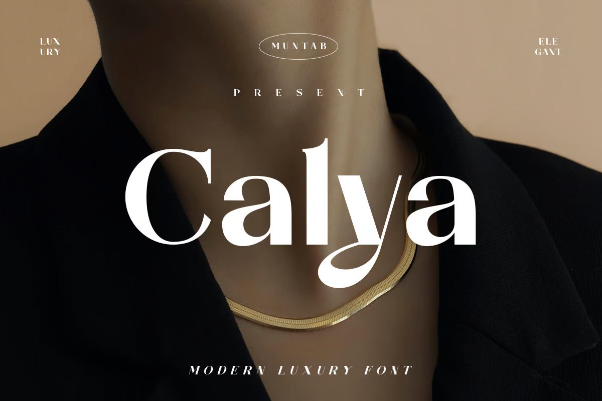 图片[1]-Calya | 现代奢华字体-光子波动网 | 专业WordPress修复服务，全球范围，快速响应