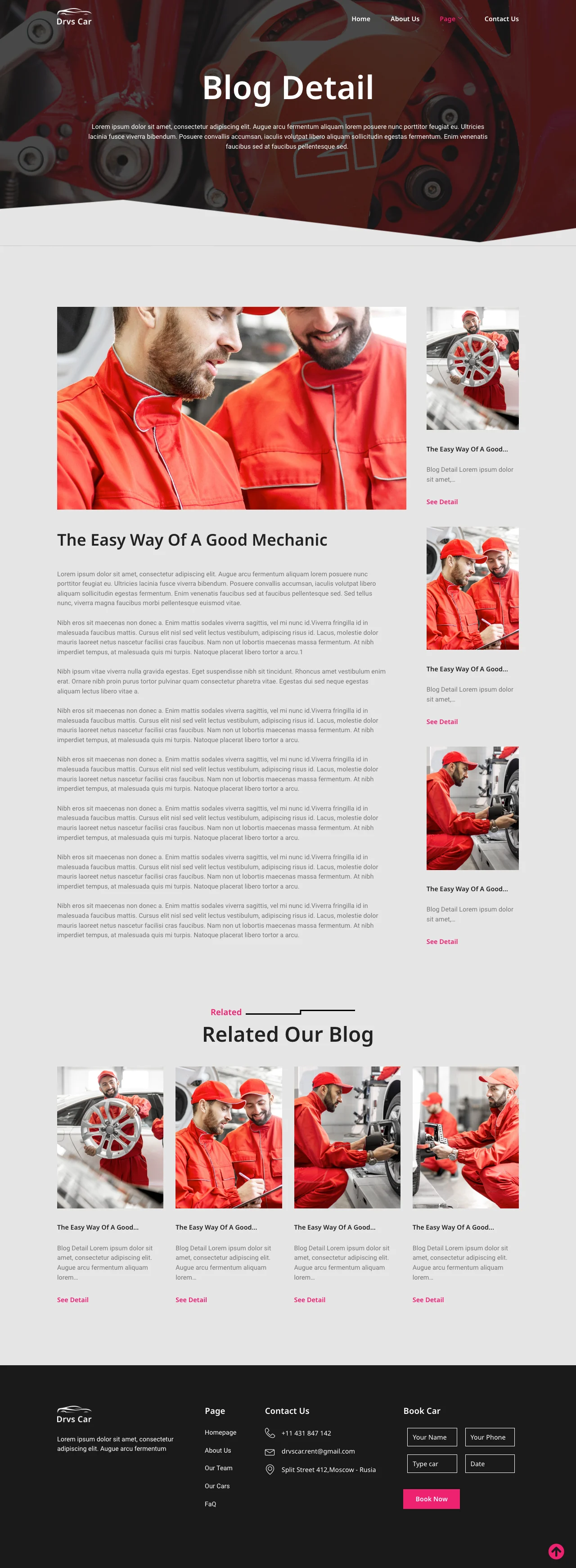 图片[1]-DRVS – 汽车租赁 Elementor 模板包-光子波动网 | 专业WordPress修复服务，全球范围，快速响应