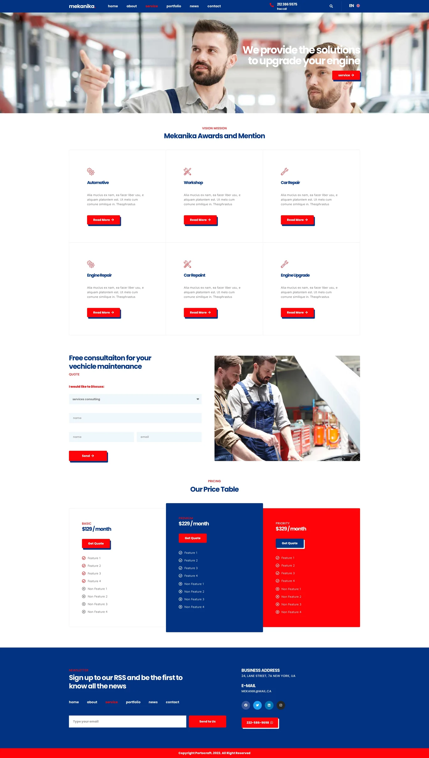 图片[1]-Mekanika – 机械维修与车间公司模板包-光子波动网 | 专业WordPress修复服务，全球范围，快速响应