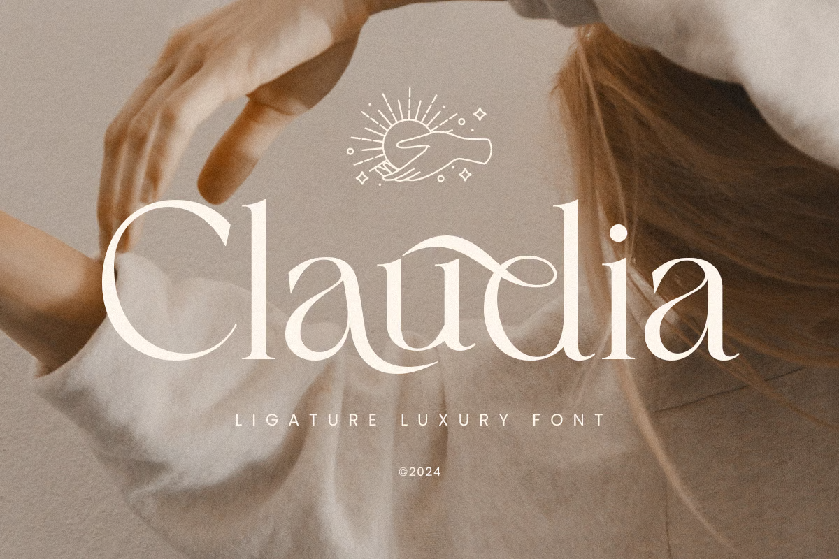 Claudia - 连字奢华字体-光子波动网 | 专业WordPress修复服务，全球范围，快速响应