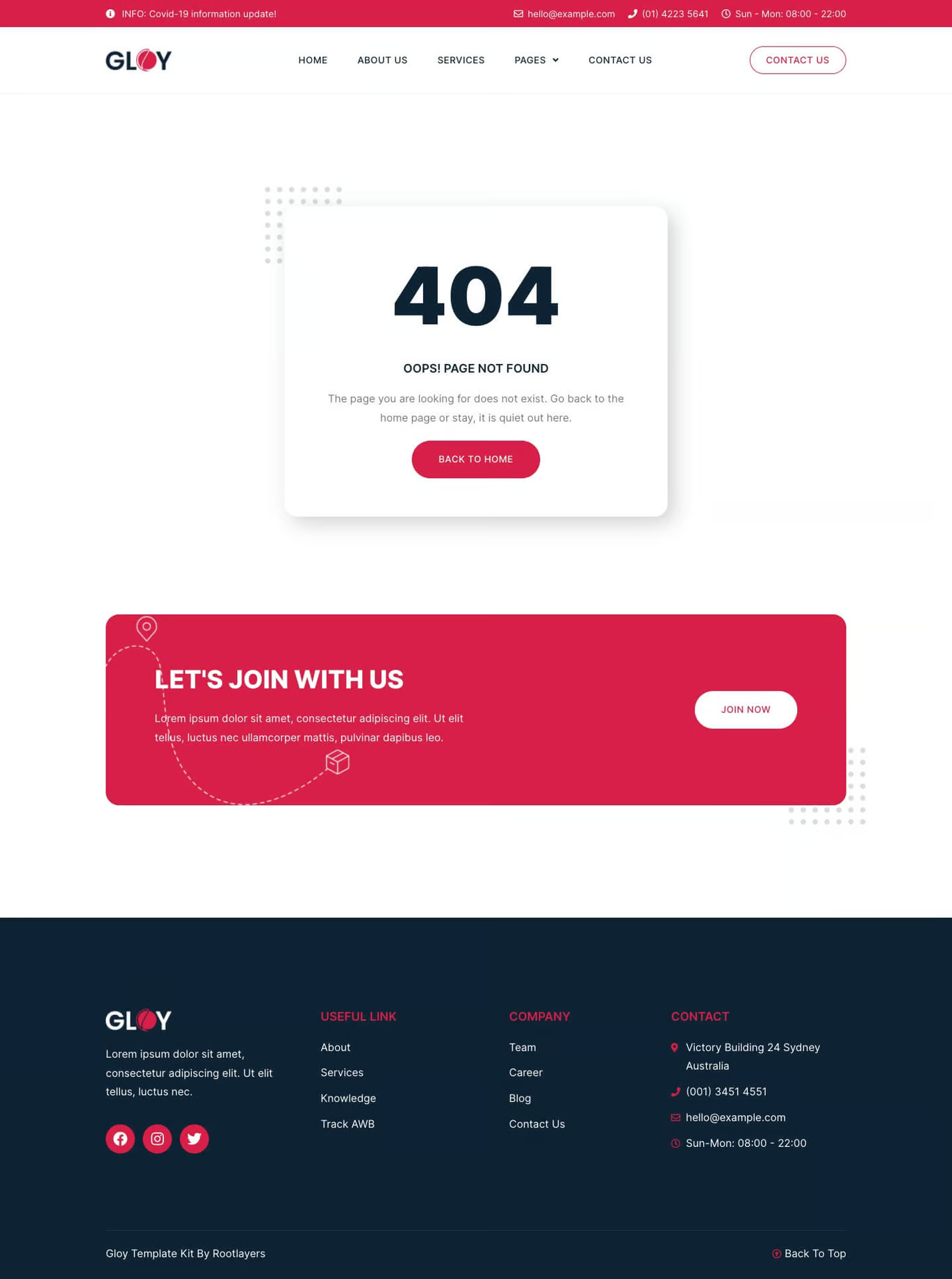图片[3]-Gloy – 物流与运输配送 Elementor 模板包-光子波动网 | 专业WordPress修复服务，全球范围，快速响应