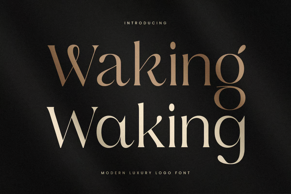 画像[1]-Waking Luxury Font - Photonwave.com｜プロのWordPress修理サービス！