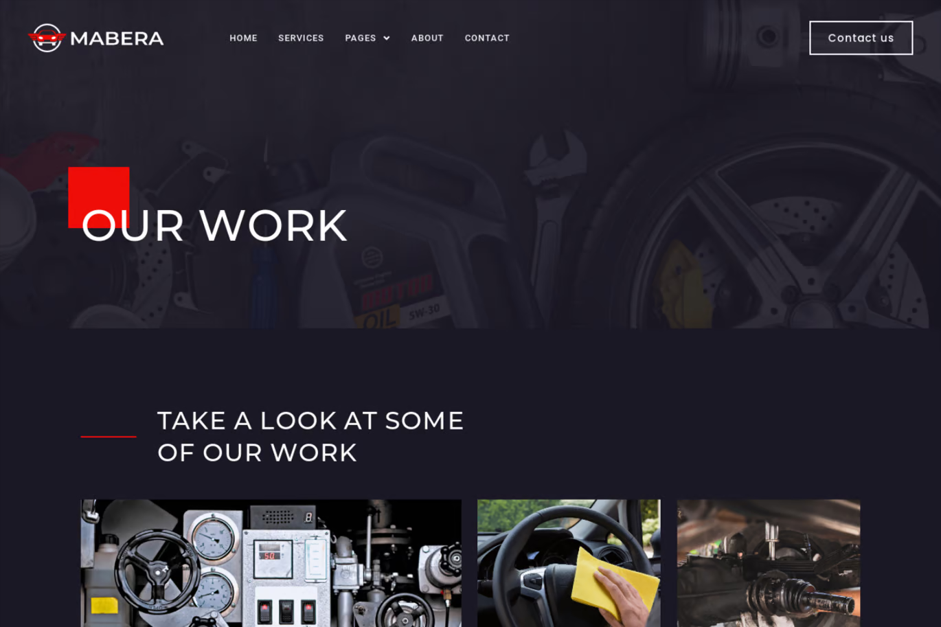 Image [1] - Mabera - Automotive Service and Repair Elementor Template Pack - Photon Flux | Service de réparation WordPress professionnel, dans le monde entier, réponse rapide