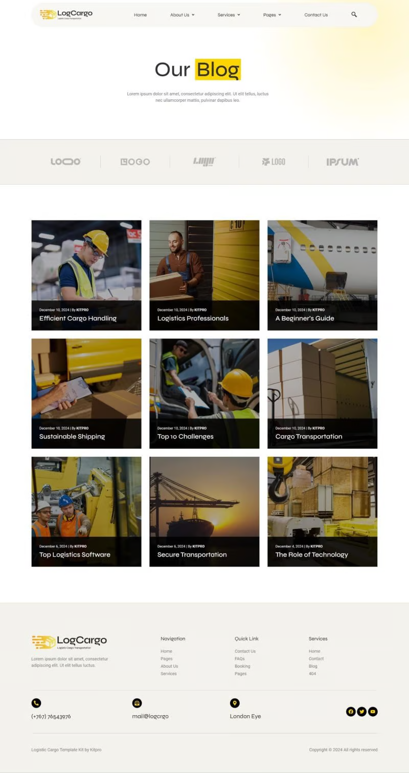 Image [3]-LogCargo - Logistics Freight Transport Elementor Template Pack - Photon Flux | Service de réparation WordPress professionnel, dans le monde entier, réponse rapide !