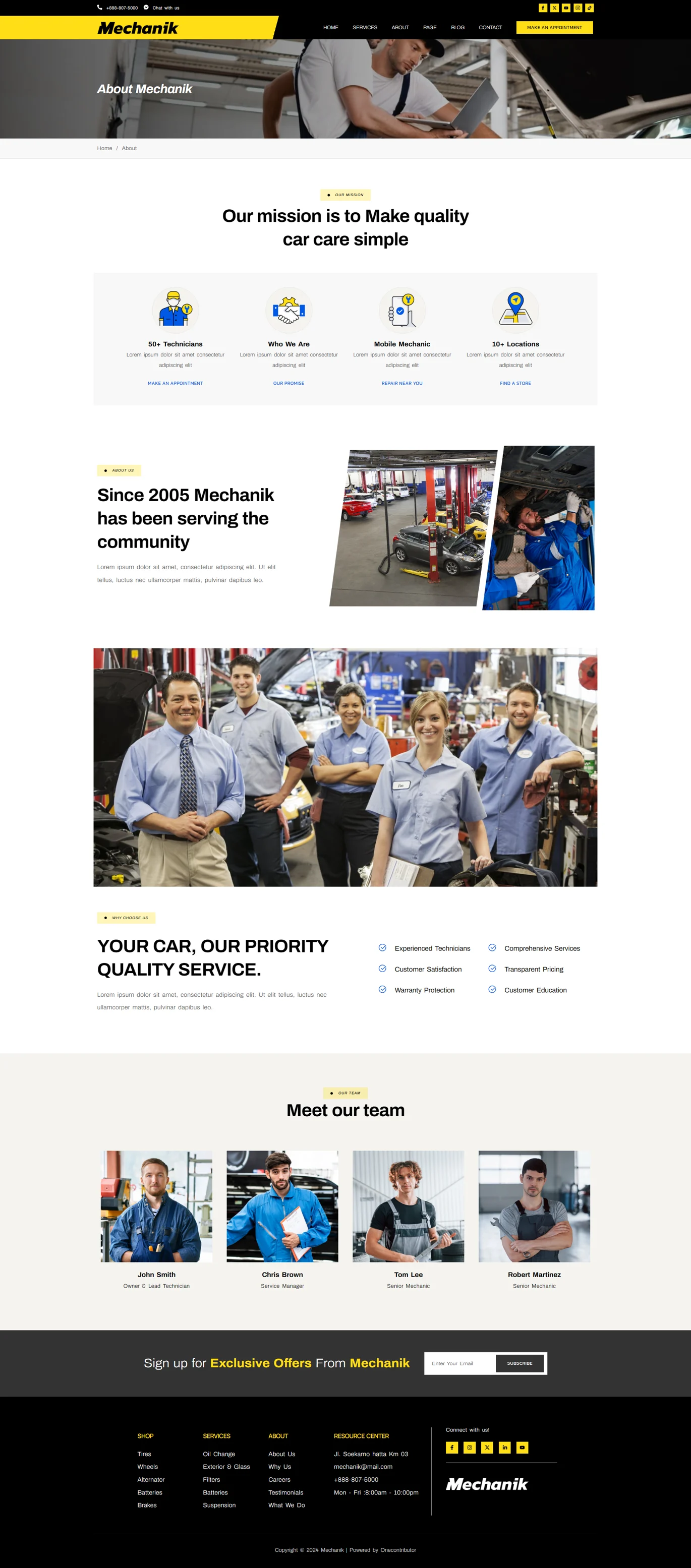 图片[1]-Mechanik – 汽车修理与汽车服务 Elementor 模板包-光子波动网 | 专业WordPress修复服务，全球范围，快速响应