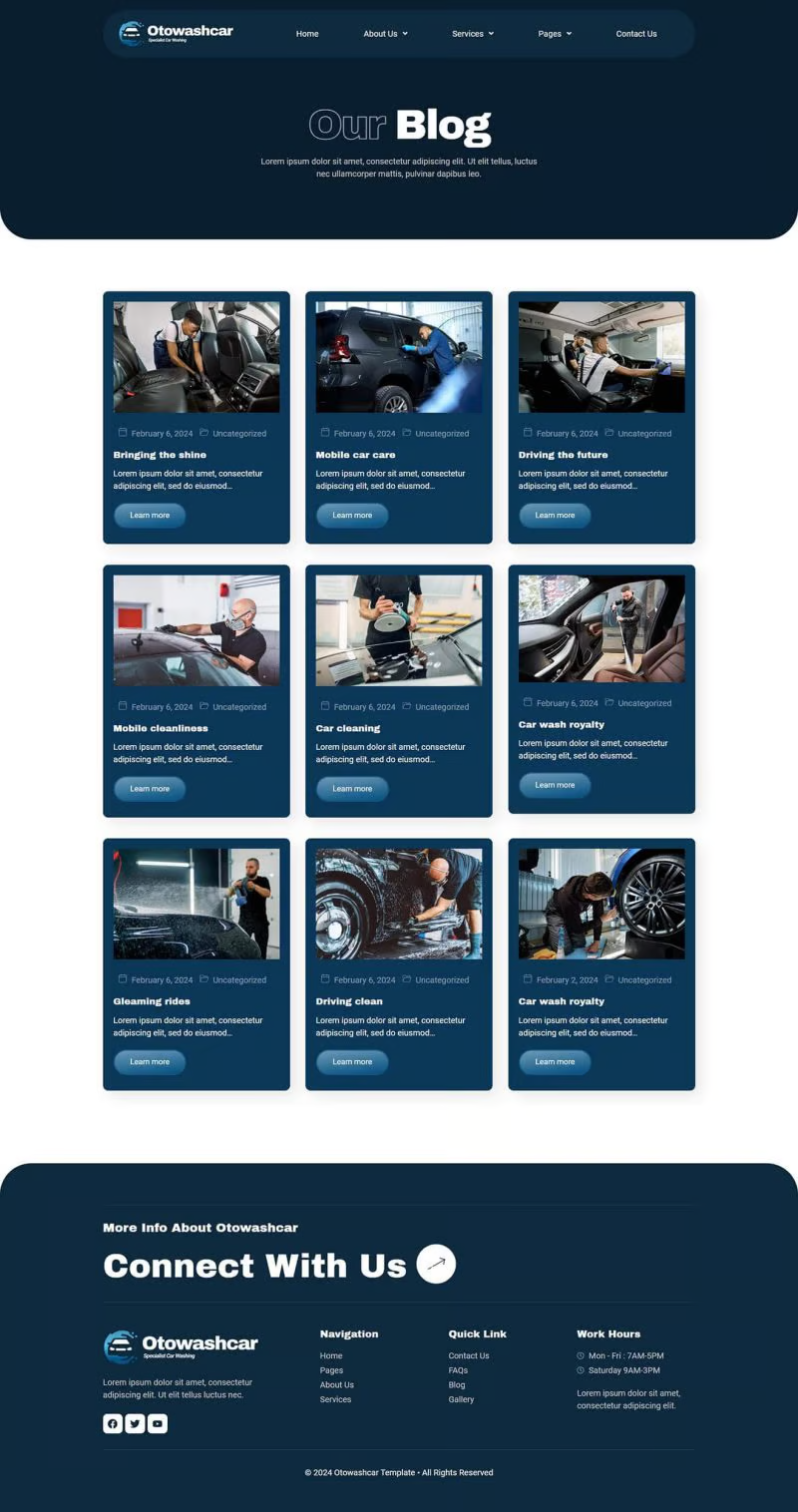 图片[1]-Otowashcar – 汽车洗车 Elementor 模板包-光子波动网 | 专业WordPress修复服务，全球范围，快速响应