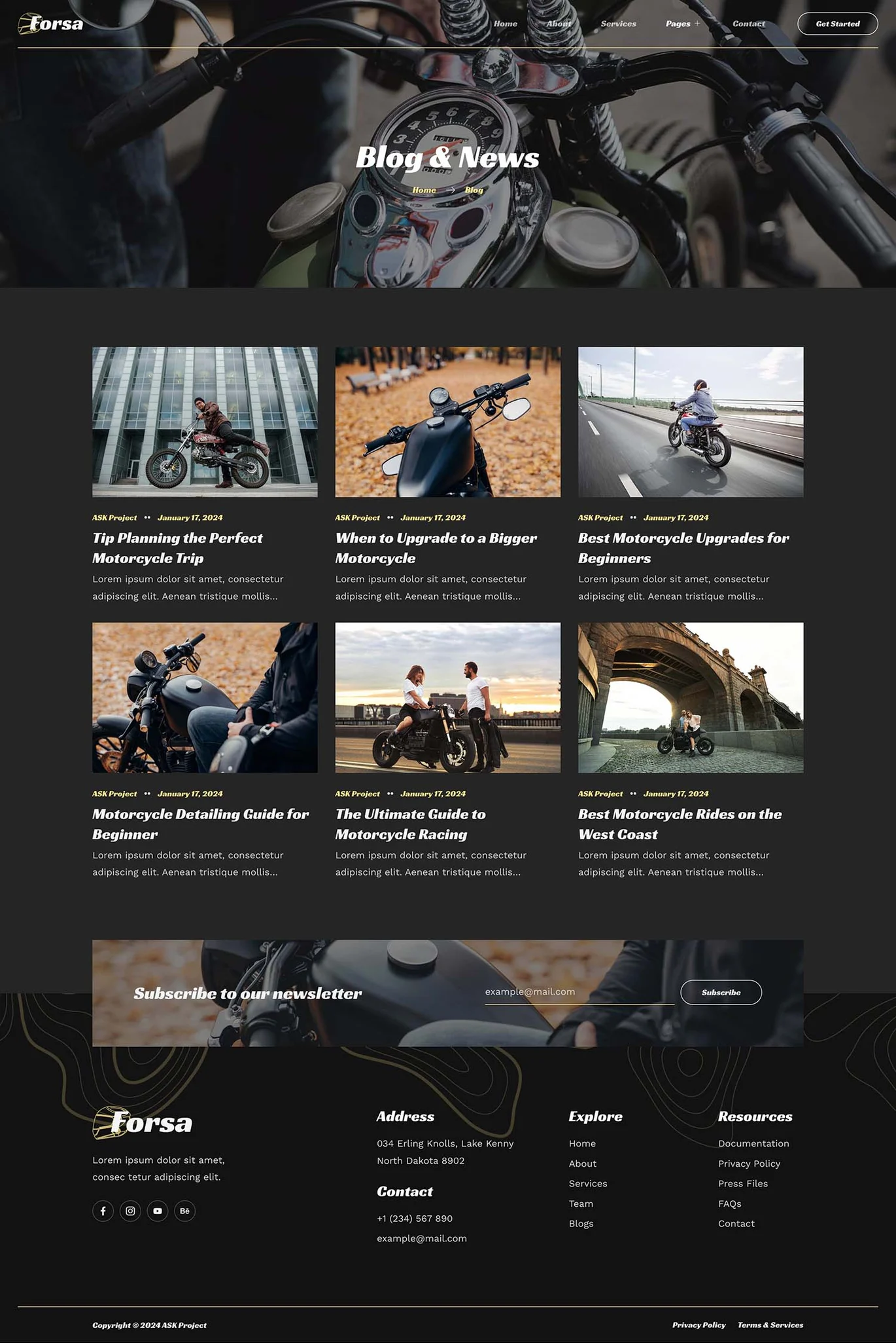Image [2] - Forsa - Custom Motorcycle Garage Elementor Template Pack - Photon Flux | Service de réparation WordPress professionnel, dans le monde entier, réponse rapide !