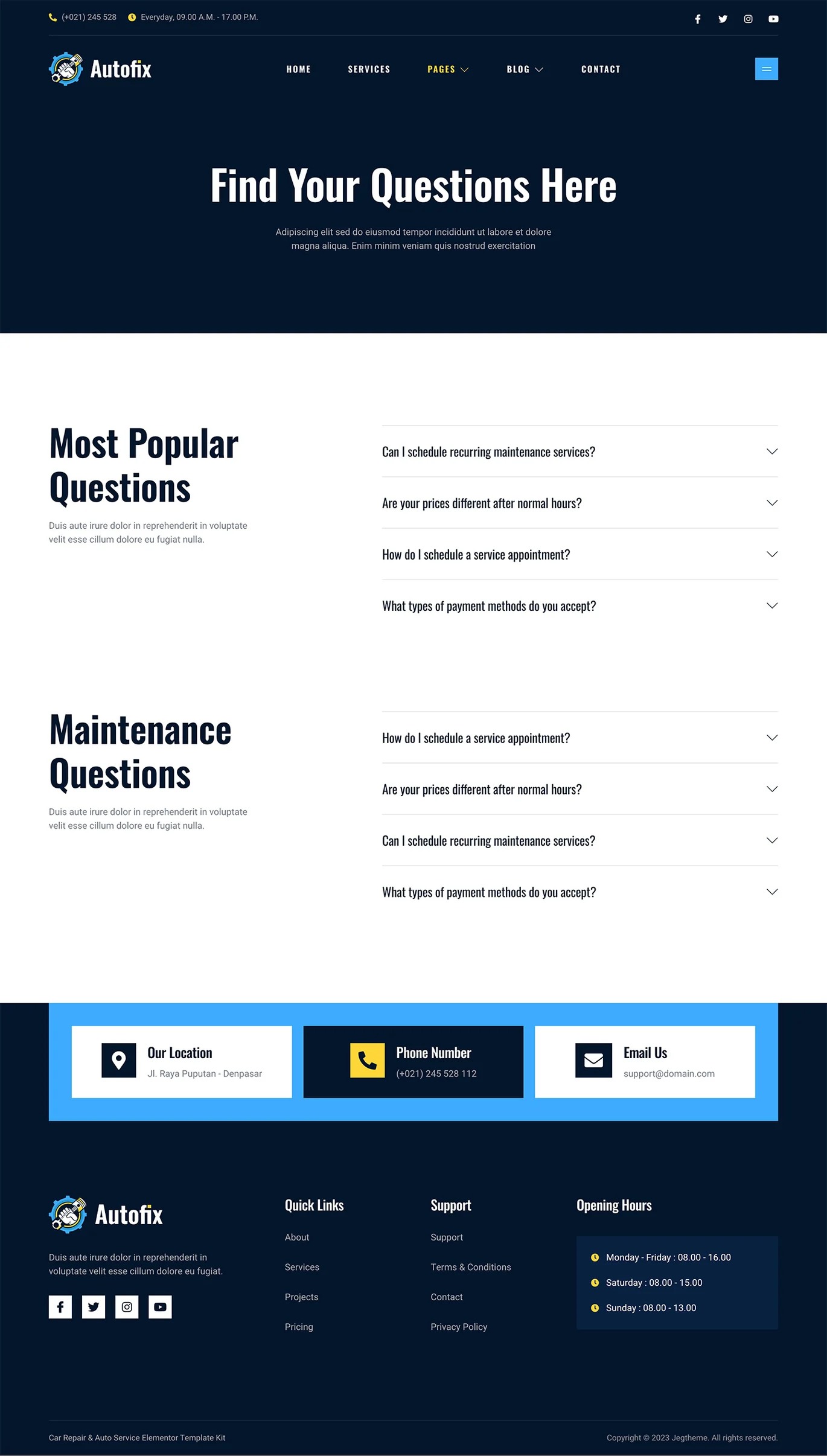 画像[2]-Autofix - Auto Repair & Car Service Elementor Template Pack - Photon Flux｜プロフェッショナルなWordPress修理サービス、ワールドワイド、迅速な対応！