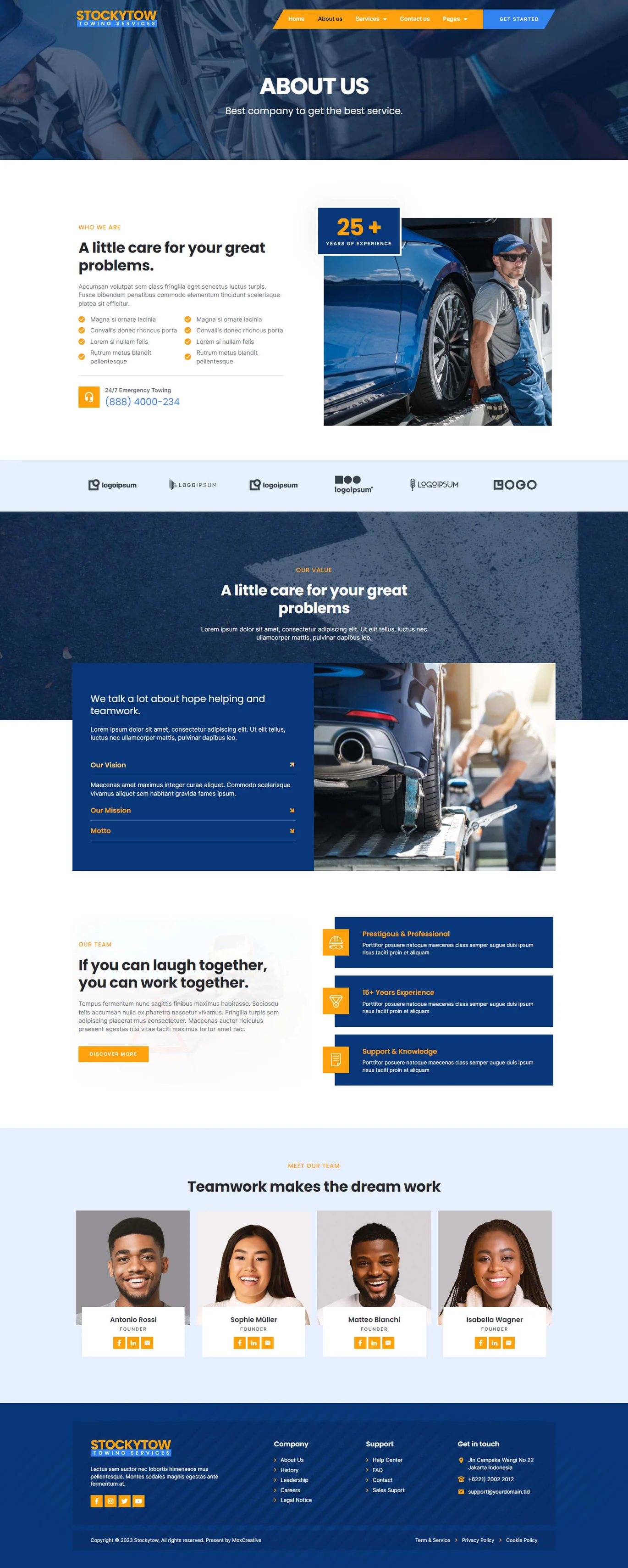 Image [3] - StockyTow - Trailer Service Elementor Pro Template Pack - Photon Fluctuation Network | Professional WordPress Repair Service, Worldwide, Fast Response