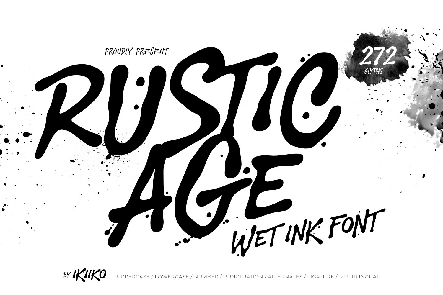 Rustic Age - 湿墨字体-光子波动网 | 专业WordPress修复服务,全球范围,快速响应