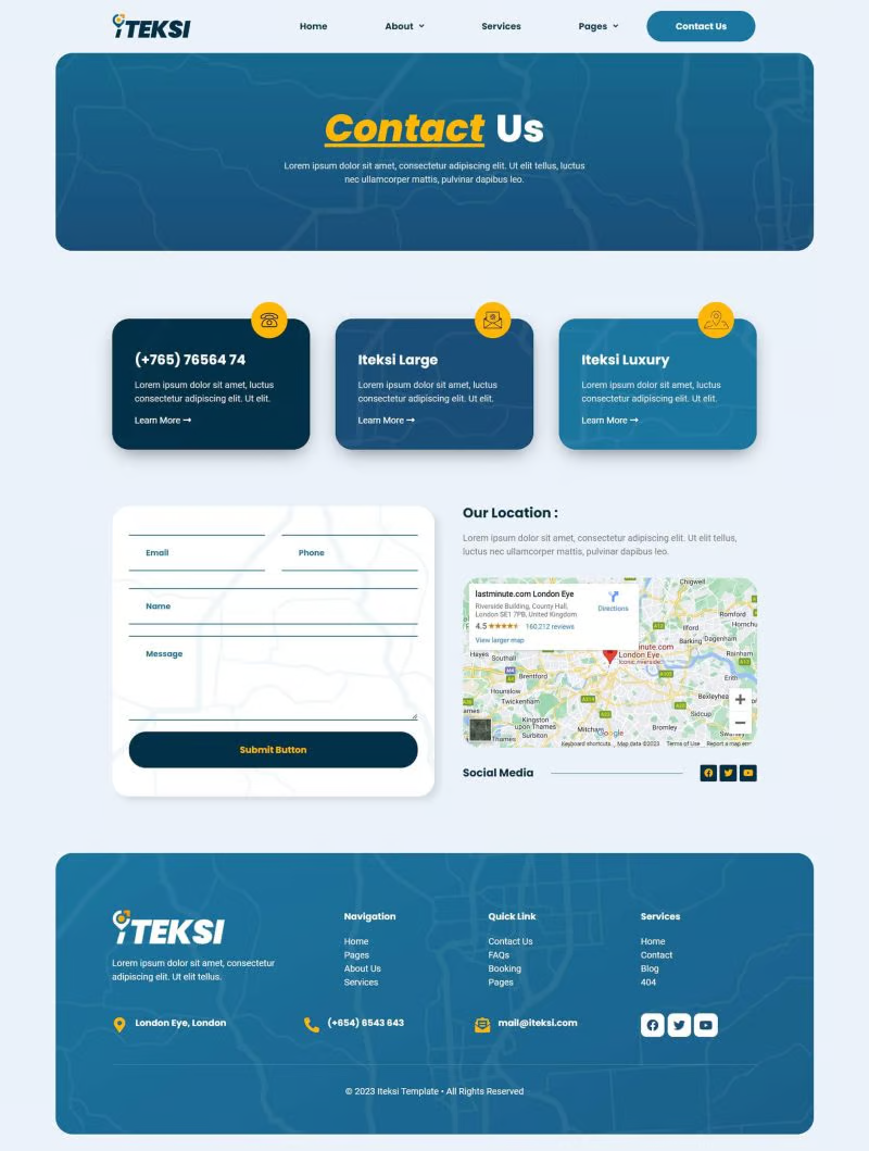 图片[1]-Iteksi – 运输公司与出租车应用 Elementor 模板包-光子波动网 | 专业WordPress修复服务，全球范围，快速响应