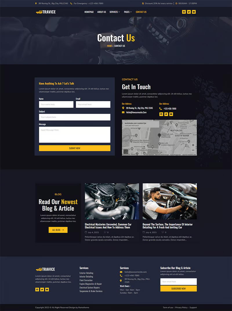图片[2]-Travice – 汽车美容与修理服务 Elementor 模板包-光子波动网 | 专业WordPress修复服务，全球范围，快速响应