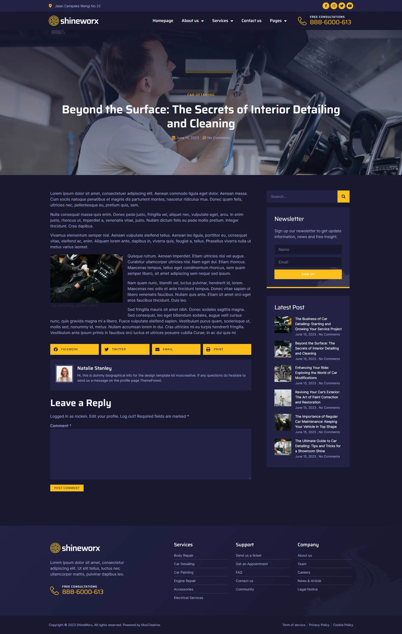 图片[2]-ShineWorx – 汽车美容与修理服务 Elementor Pro 模板包-光子波动网 | 专业WordPress修复服务，全球范围，快速响应