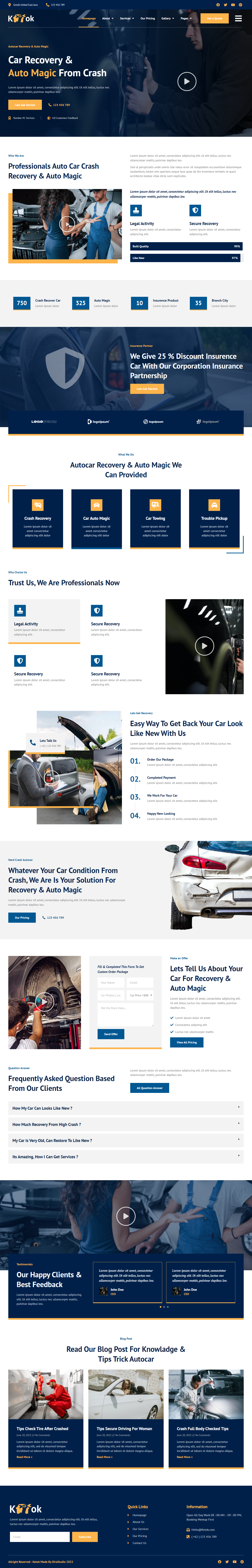 Image [3] - Ketok - Automotive Detailing and Repair Business Elementor Pro Template Kit - Photon Flux | Professional WordPress Repair Service, Global Reach, Fast Response