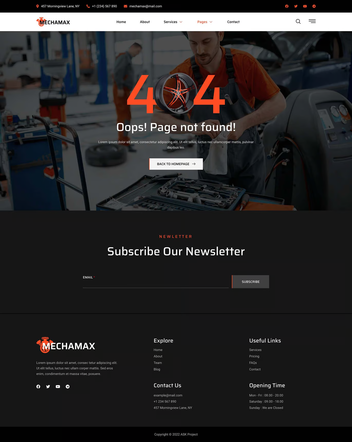 Image [1] - Mechamax - Automotive Repair & Service Elementor Template Kit - Photon Flux | Professional WordPress Repair Service, Global Reach, Fast Response