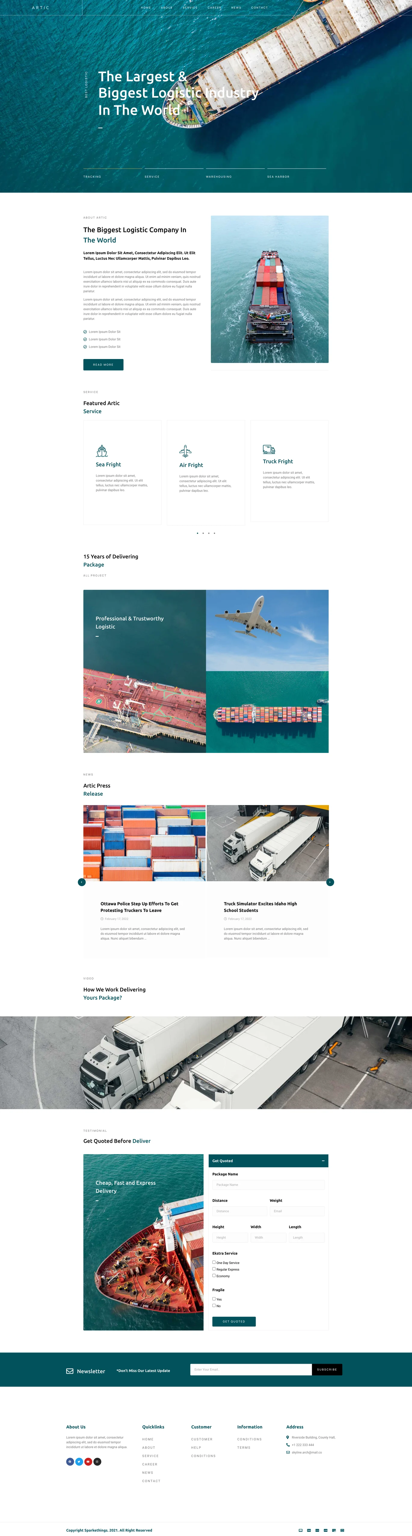 图片[2]-Artic – 物流与商业 Elementor 模板套件-光子波动网 | 专业WordPress修复服务，全球范围，快速响应