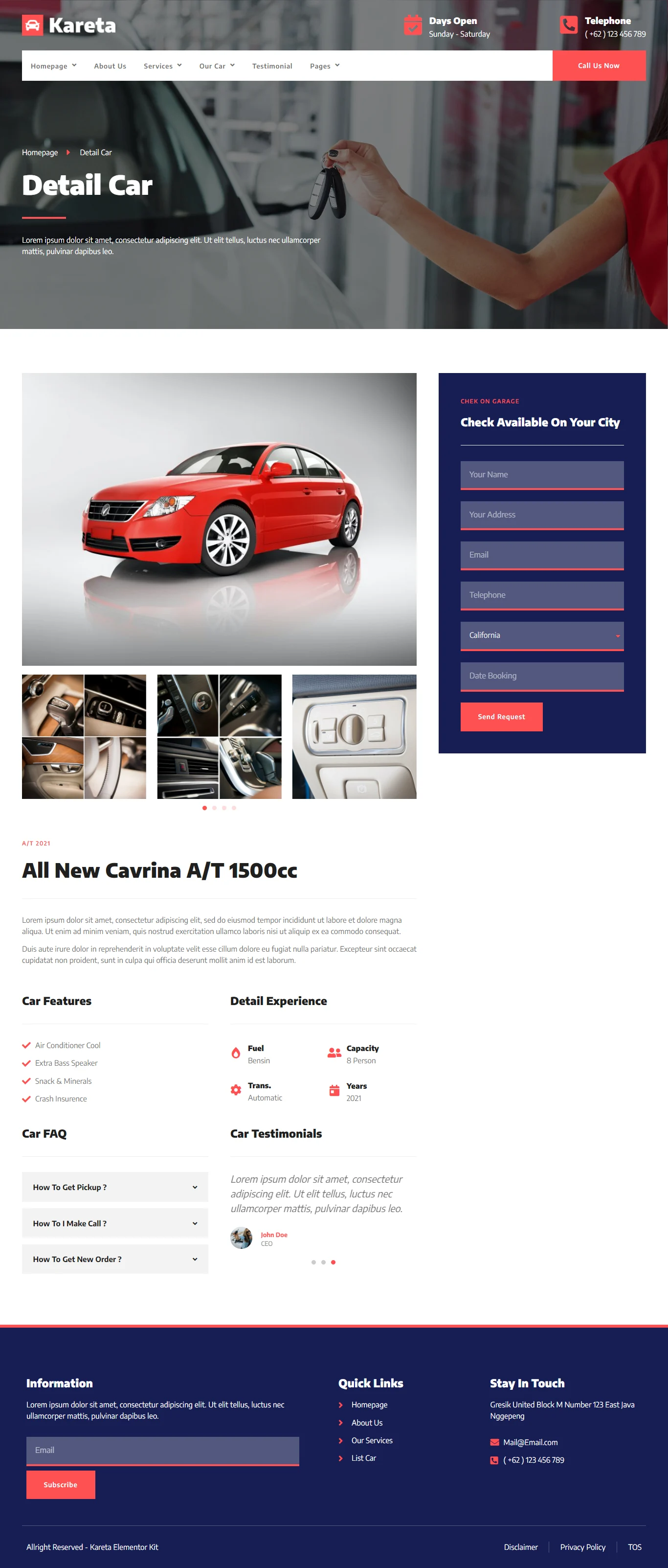Image [3] - Kareta - Car Rental Service Elementor Template Suite - photonwave.com | Professional WordPress Repair Service, Global Reach, Fast Response