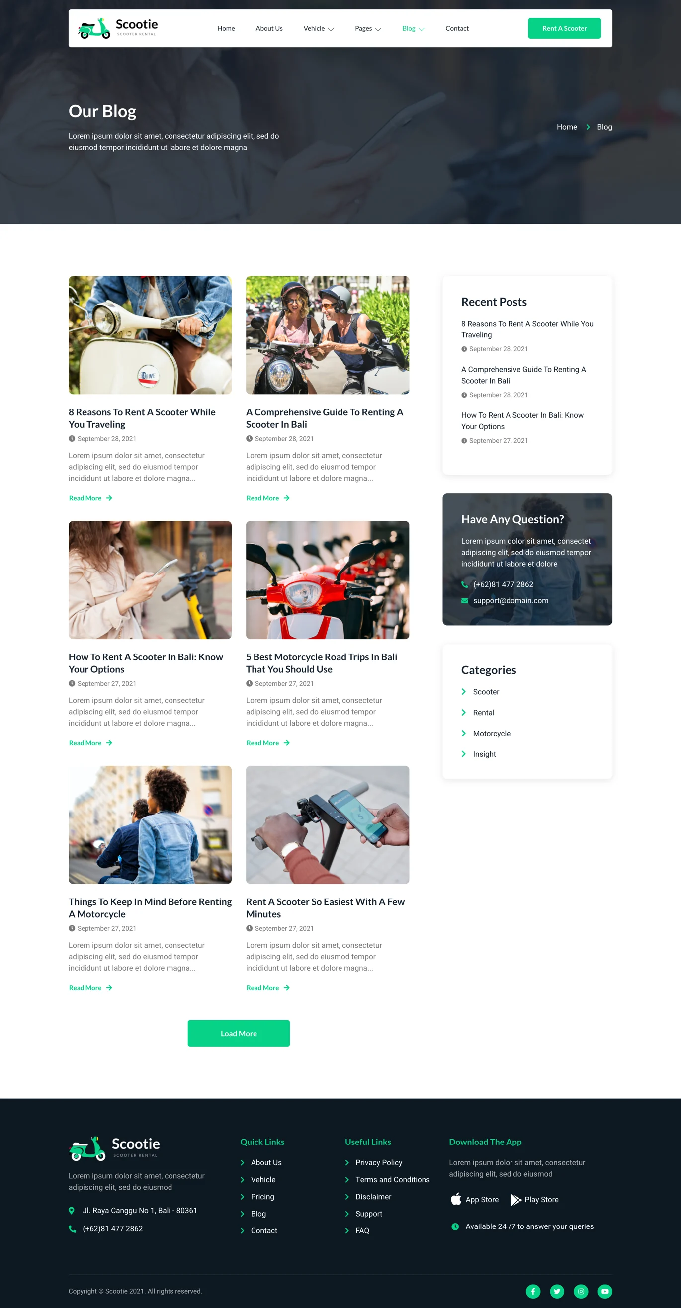 Image [3] - Scootie - Motorcycle & Electric Scooter Rental Elementor Template Kit - photonwave.com | Professional WordPress Repair Service, Global Reach, Fast Response