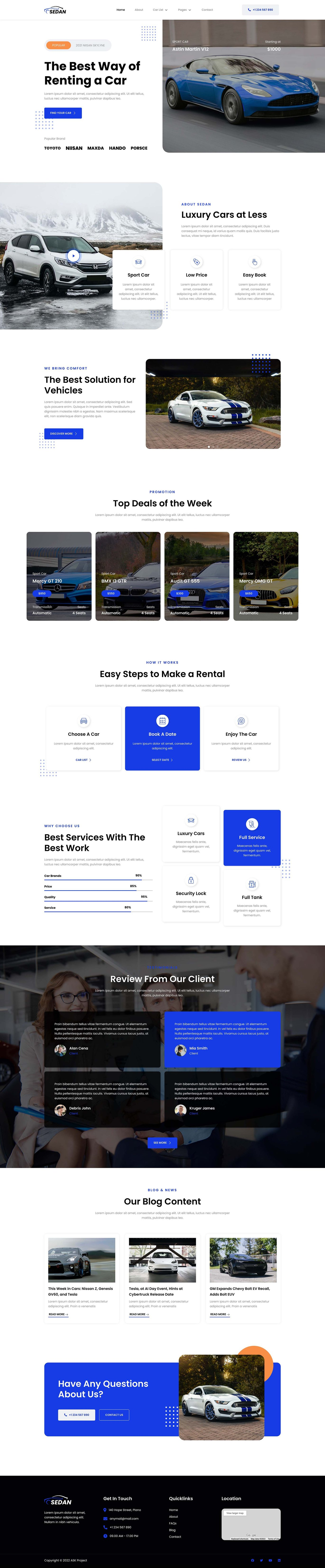 Image [2] - Sedan - Car Rental Elementor Template Kit - Photon Fluctuation Network | Professional WordPress Repair Service, Global Reach, Fast Response